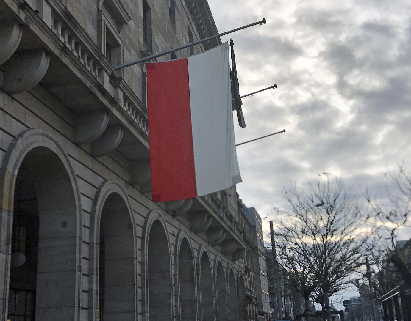 Polnische Flagge