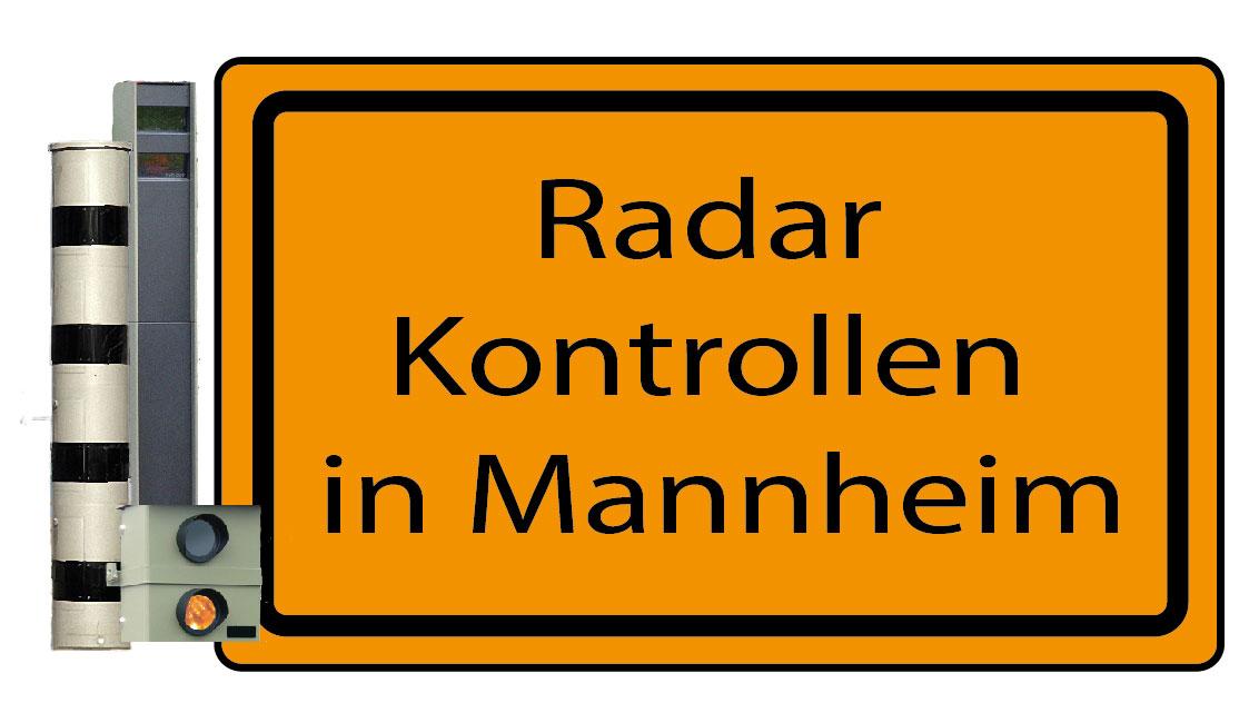 Die Stadt Mannheim führt vom 26. bis 30. August in folgenden Straßen Geschwindigkeitskontrollen durch: